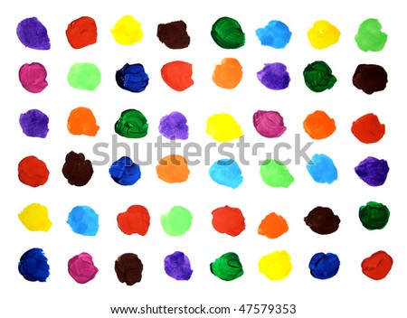 stock photo : Colorful artistic background from artistic paints on white sheet. stock photo : Colorful artistic background from artistic paints on white sheet.