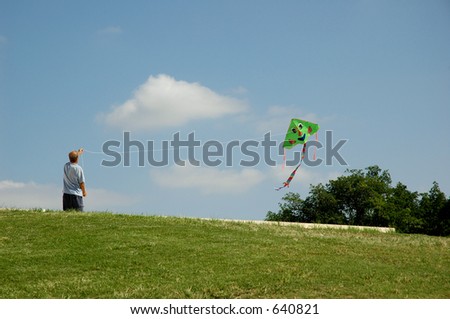 Man with kite