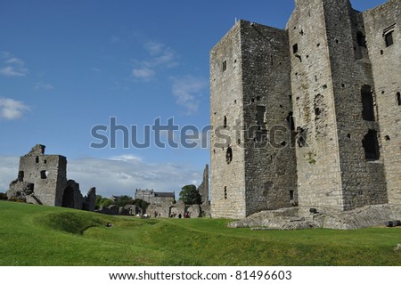 Ruin of an old tower (Ireland).