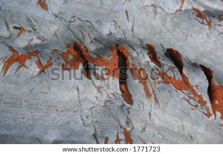 Ripped metal texture