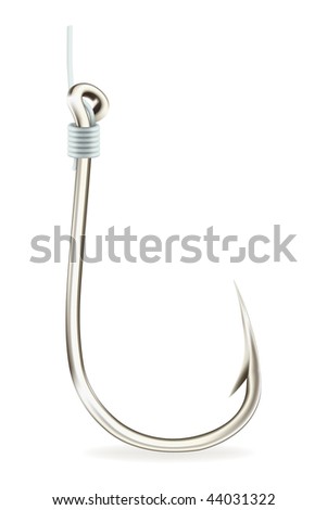 fishing hook. stock vector : Fishing Hook,