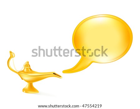 oil lamp vector. stock vector : Oil lamp and