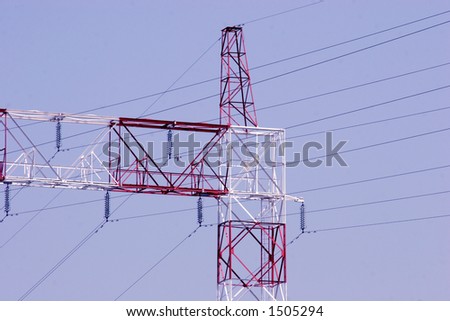 electric current, pylon