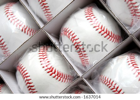 baseballs in the box
