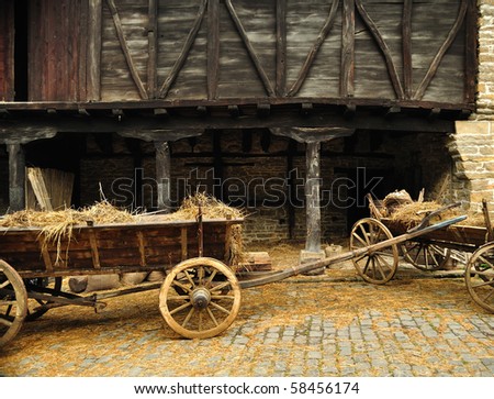 Hay In Barn