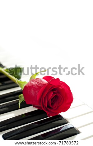 Red Keyboard Piano