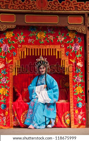 Chinese Cantonese Opera actress