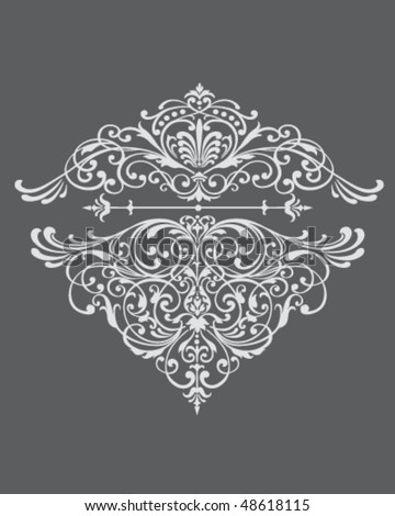 Ornate Border Stock Vector Illustration 48618115 : Shutterstock