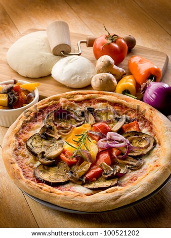 vegetarian pizza ingredients