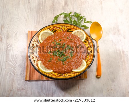 vegetarian chili beans soup