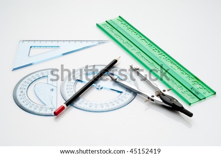 Technical Drawing Instruments Stock Photo 45152419 : Shutterstock