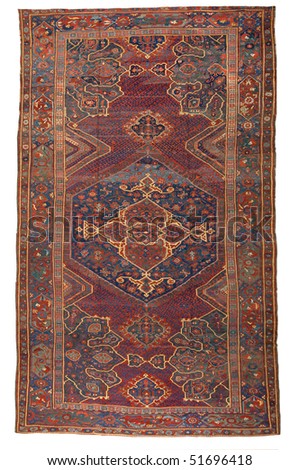 ancient oriental carpet