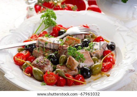 messinese tuna traditional sicily recipe