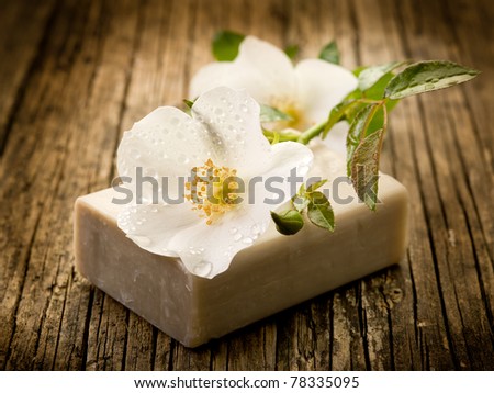 natural flower soap
