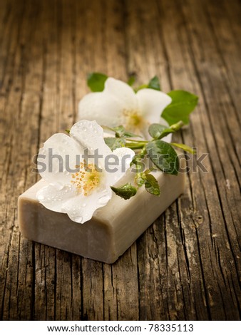 natural flower soap