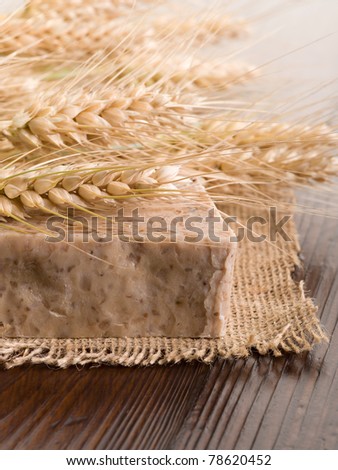 homemade natural grain soap