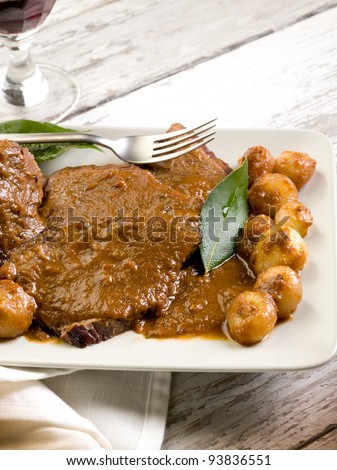 braised meat with  onions