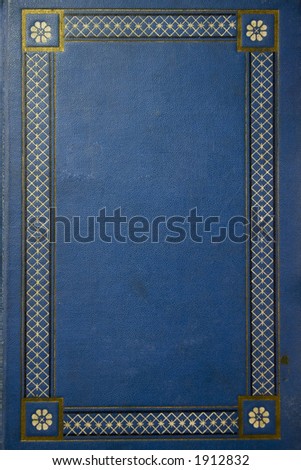 old blue grunge book