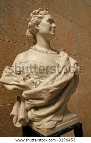Classical French marble sculpture in Paris