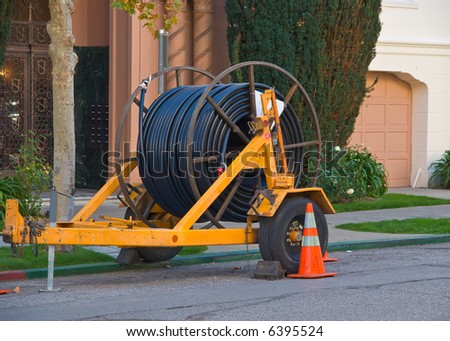 Construction equipment - cable installation