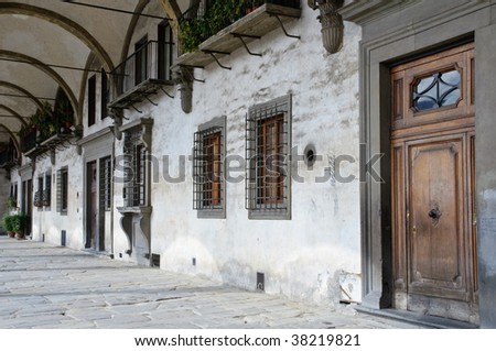 Renaissance Architecture on Stock Photo Details Of Renaissance Architecture In Florence Italy