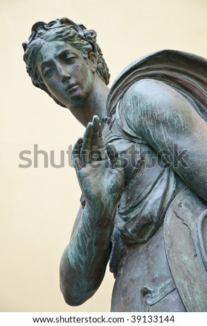 Classical bronze sculpture - Florence, Italy