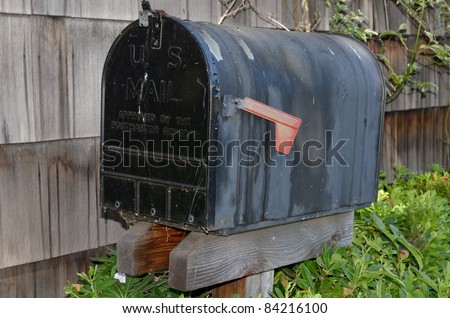 Vintage grunge mail box