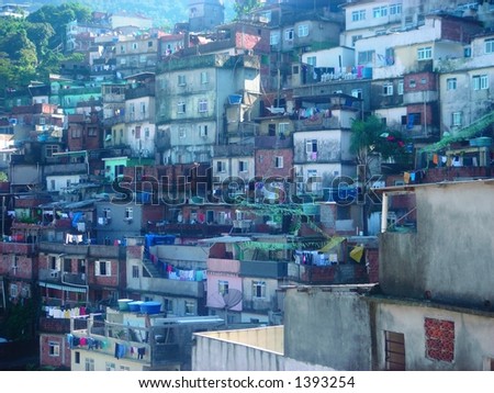 stock photo Favela Rocinha