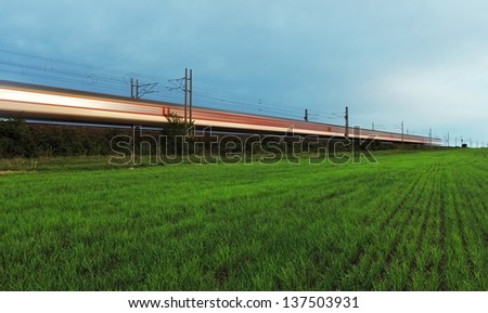 High-speed rail.