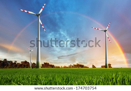 Wind power plant - eco energy