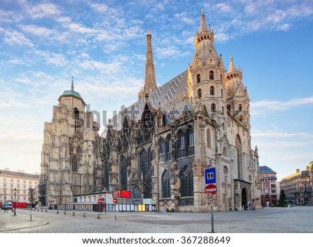St. Stephan cathedral in Vienna, Austria