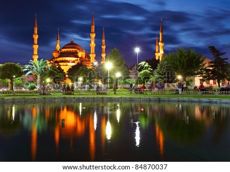 Blue mosque - Istanbul , Turkey
