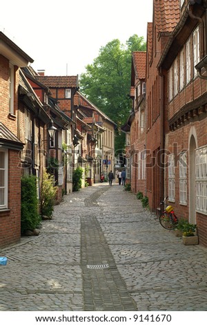 old german town