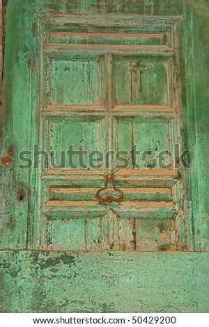 the old green door