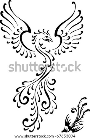Tribal Phoenix Maori Tattoo Stock Vector 67653094 Shutterstock