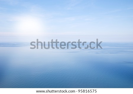 simply landscape with sea and sky