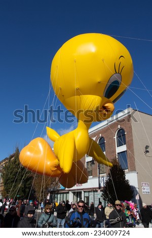 Springfield, MA - November 28 2014  -Tower Square Parade of the Big Balloons