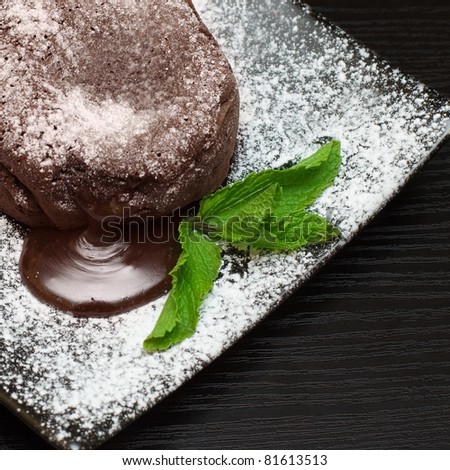 Warm Chocolate Cake - Gourmet Dessert