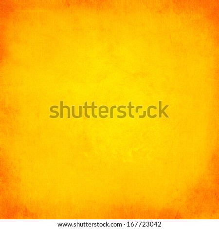 Yellow canvas with orange border as background texture.