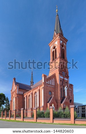 Catholic church of St. Anthony of Padua in Pastavy, Belarus