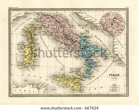 Map of Ancient Italy and