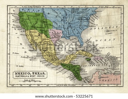 usa map 1845