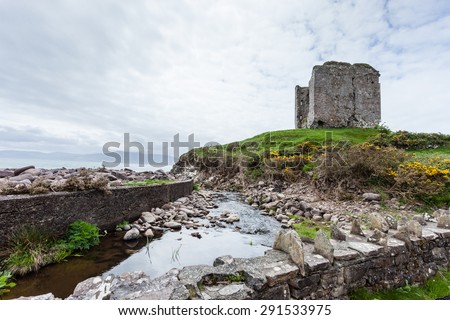 Ruins of Minard Castle, County Kerry, Ireland