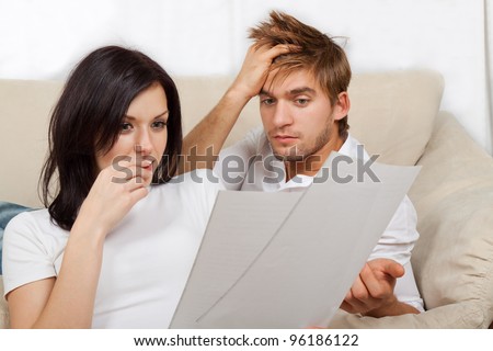 Worried Couple