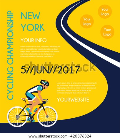 cycling competition / race poster.