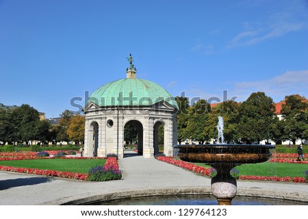 Palais of Residence garden Munich, Germany
