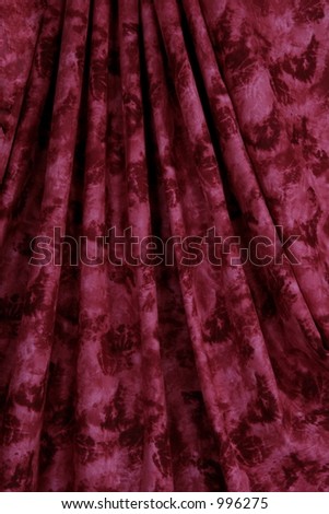 Deep Red Draped Portrait Backdrop (Insert your subject)