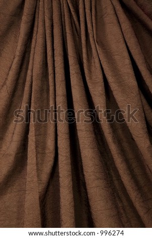 Dark Brown Draped Portrait Backdrop (Insert your subject)