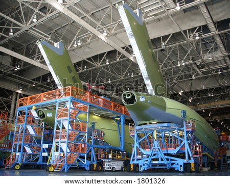 Inside Aerospace Manufacturing Plant