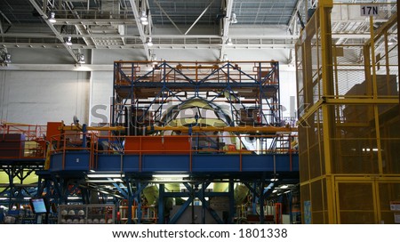Inside Aerospace Manufacturing Plant